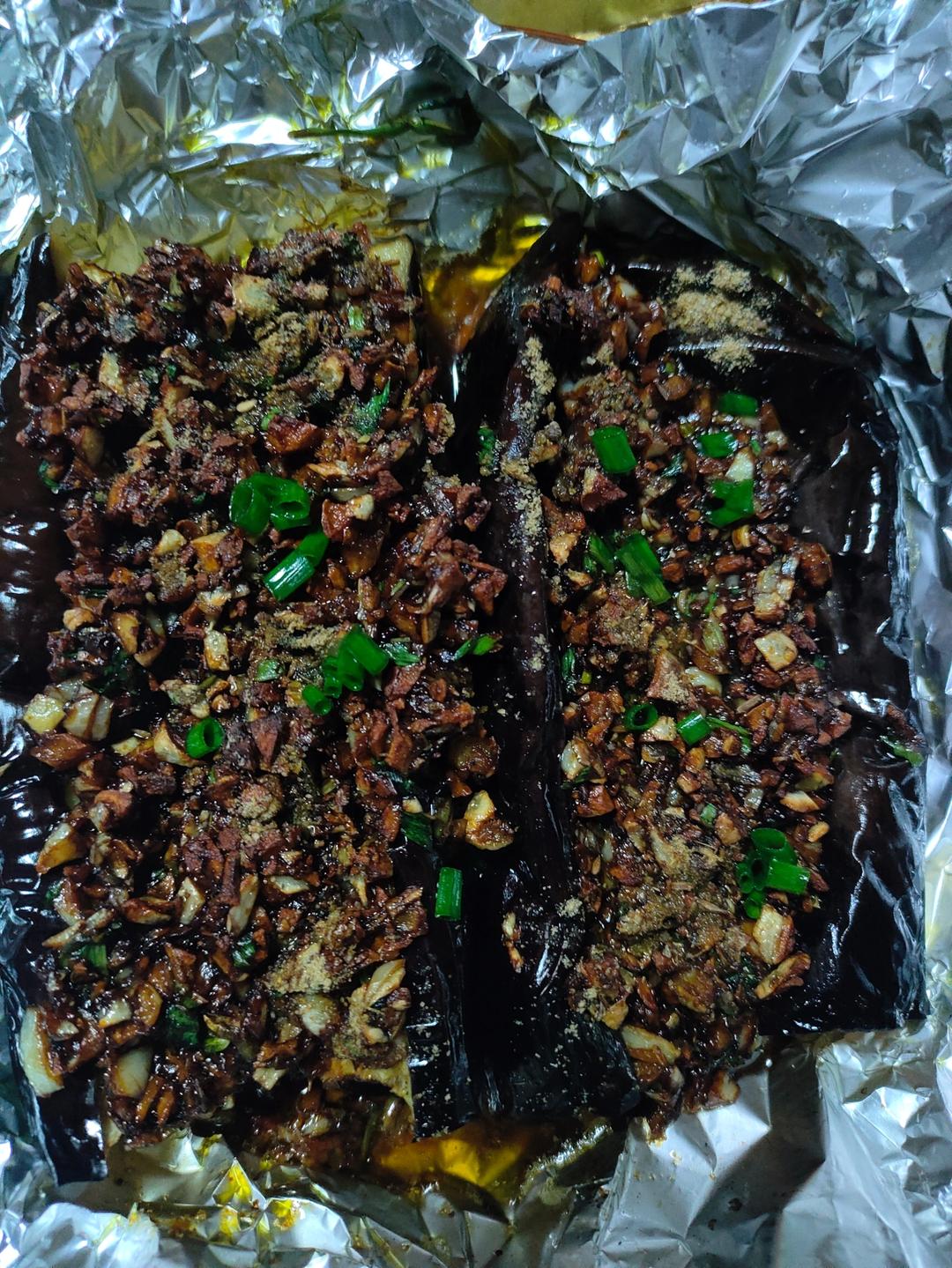 🔥蒜蓉烤茄子🍆｛空气炸锅食谱｝