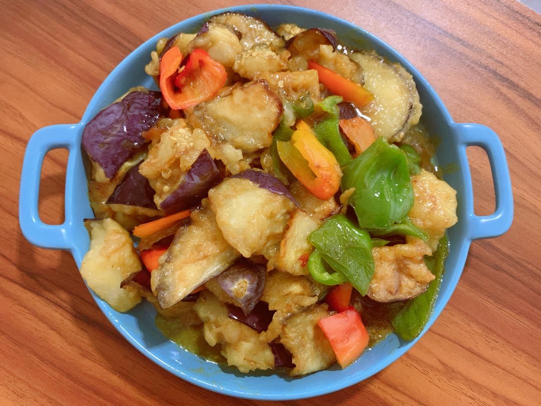 比饭馆好吃的烧茄子