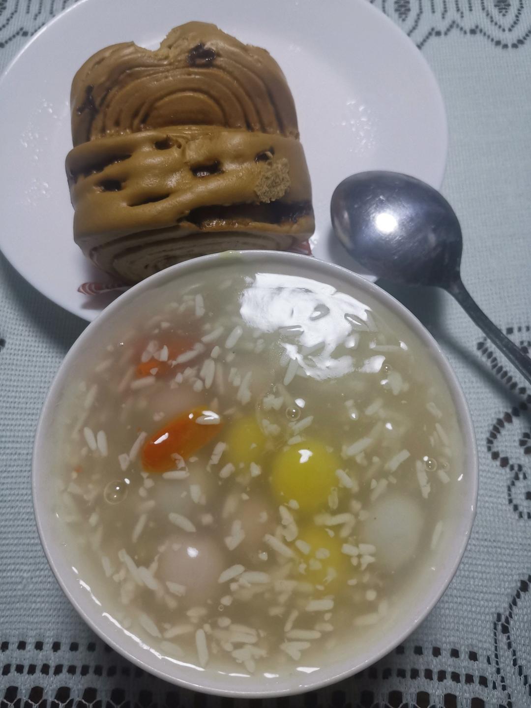 武汉人爱喝的桂花糊米酒（快手早餐）