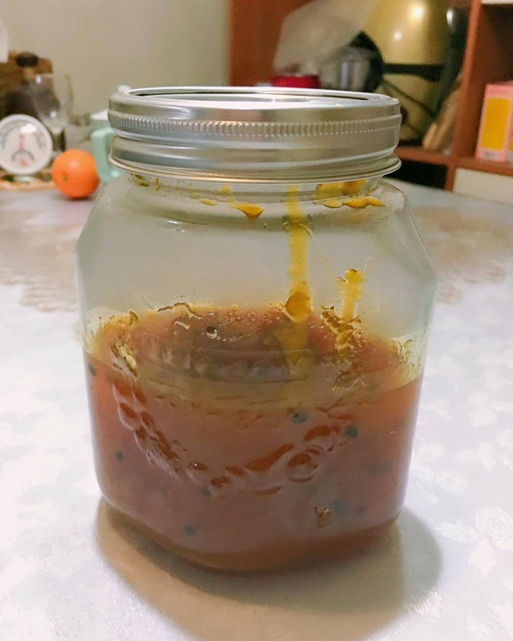 简约版百香果酱