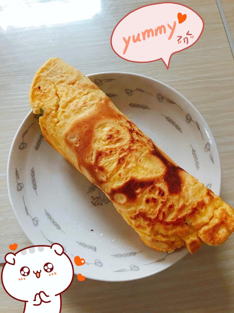 葱花鸡蛋饼