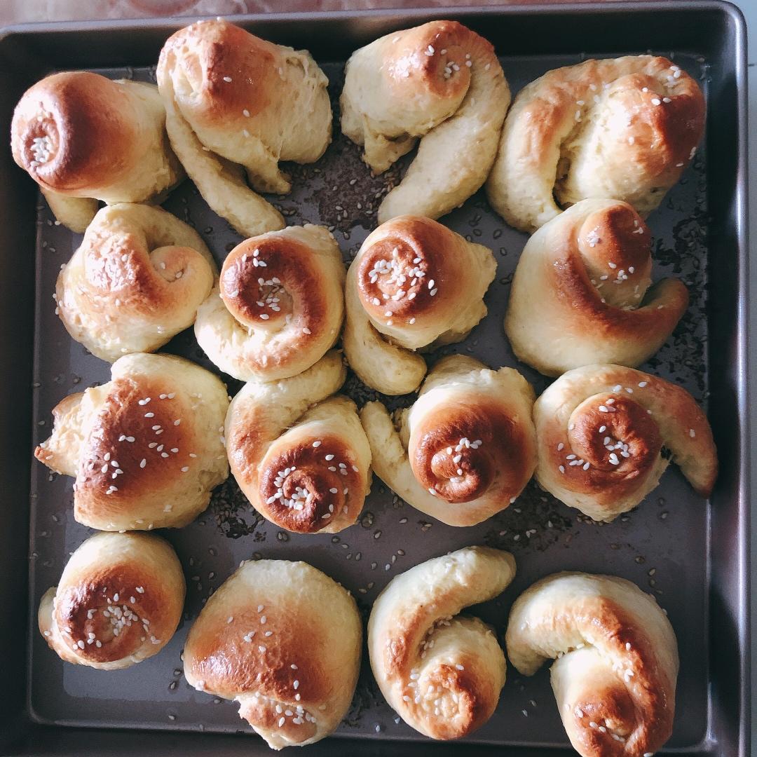 蜂蜜脆底小面包