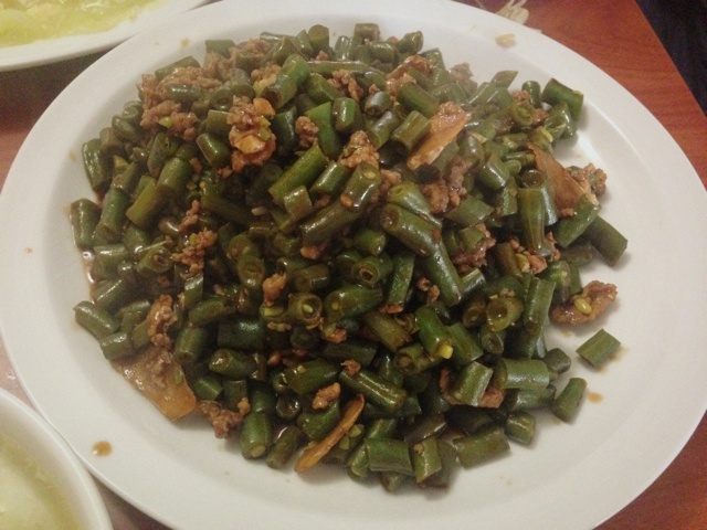 下饭菜－豇豆炒肉糜