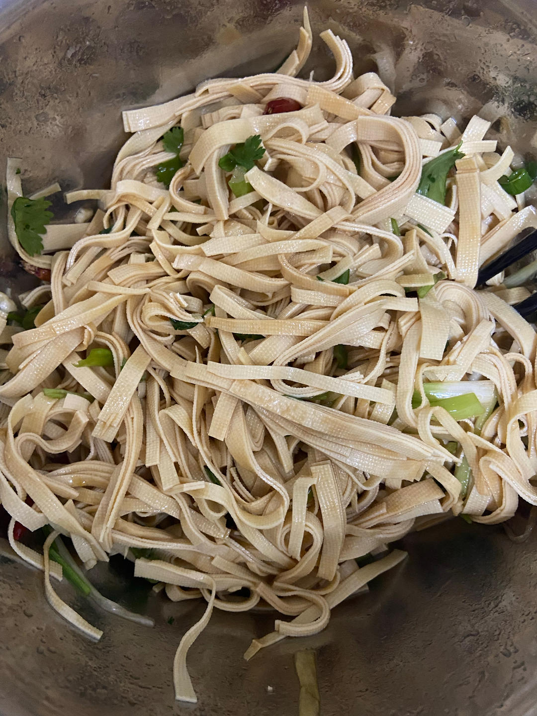 葱油干豆腐