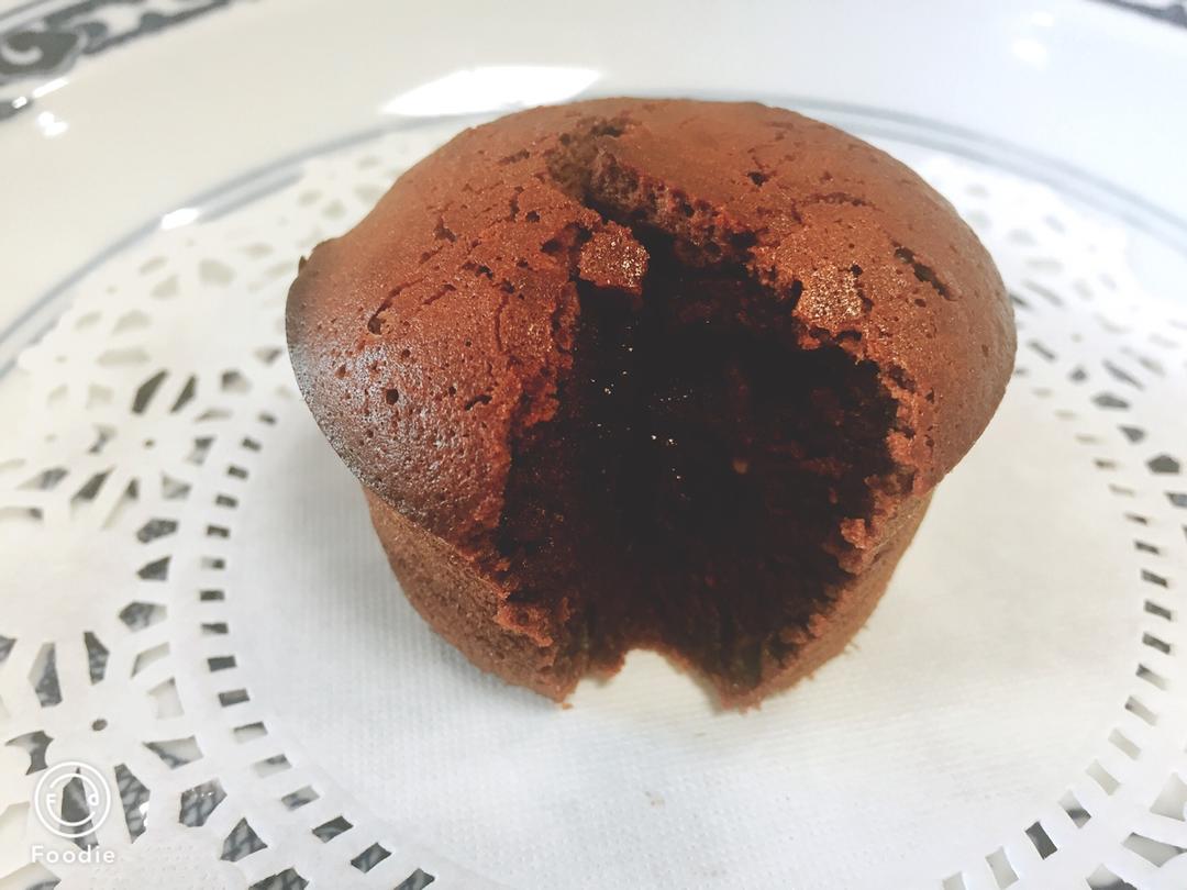 给妹子群的巧克力熔岩蛋糕
