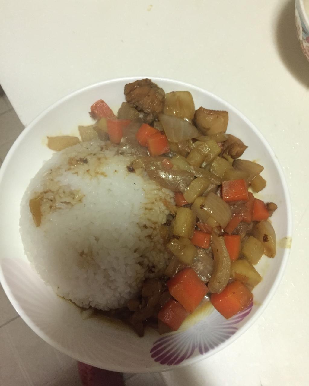 咖喱土豆鸡块