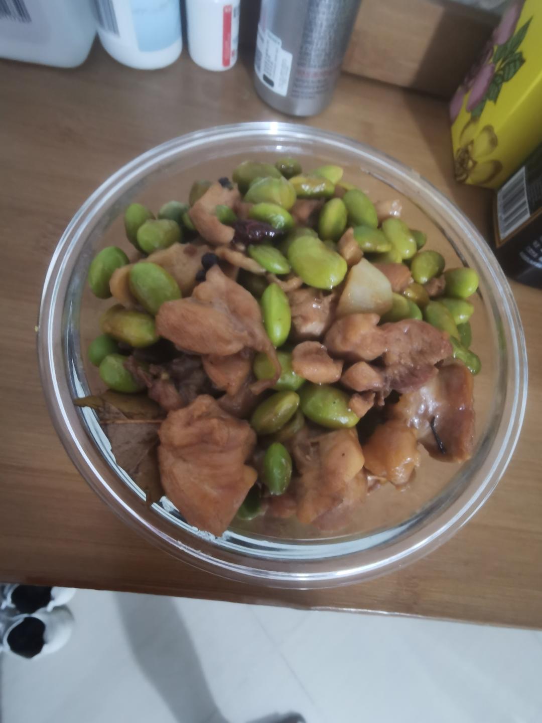 下饭菜｜毛豆烧鸡腿🍗真的pangpang香🔥