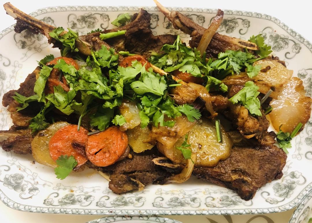 超好吃的烤羊排烤箱版