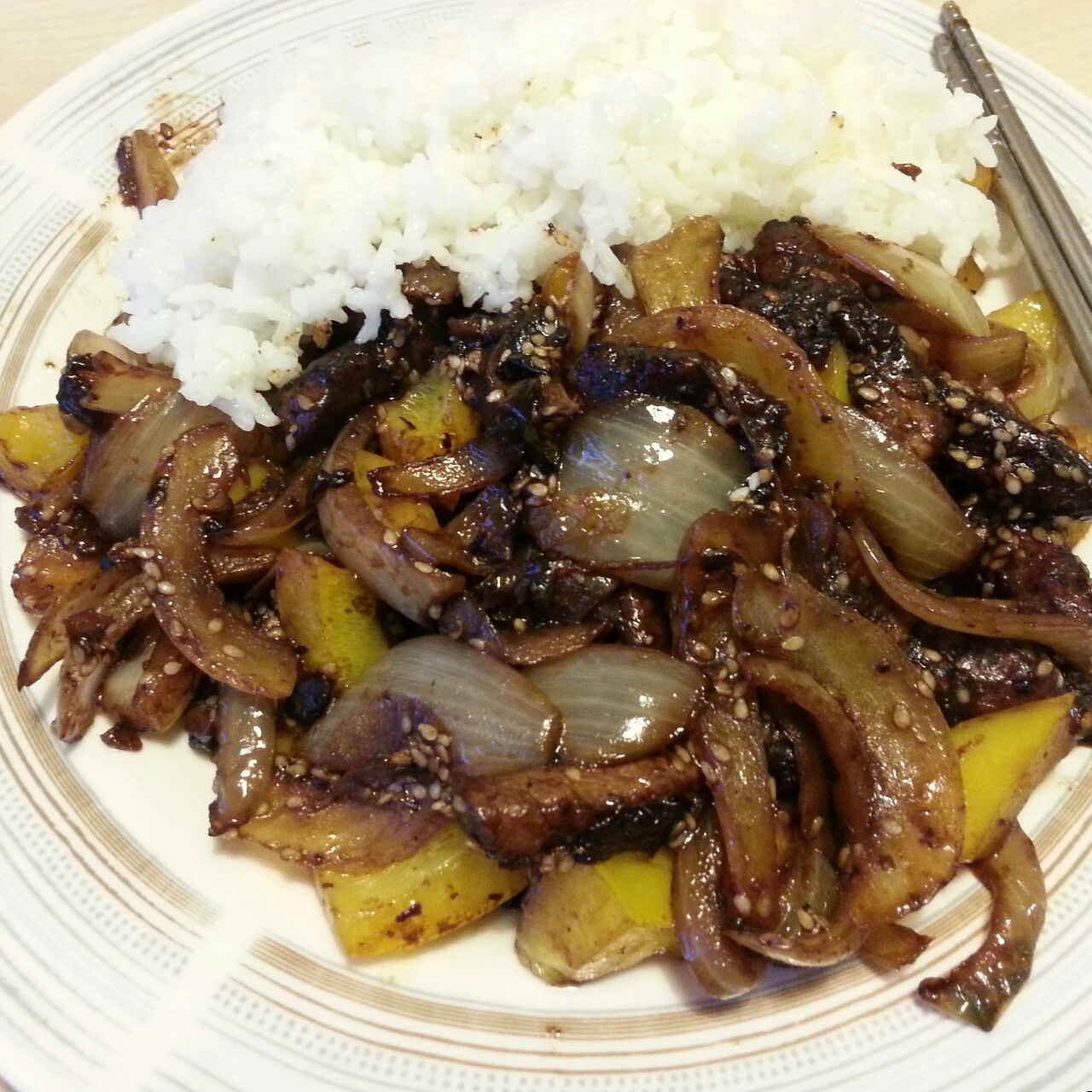 黑椒牛柳