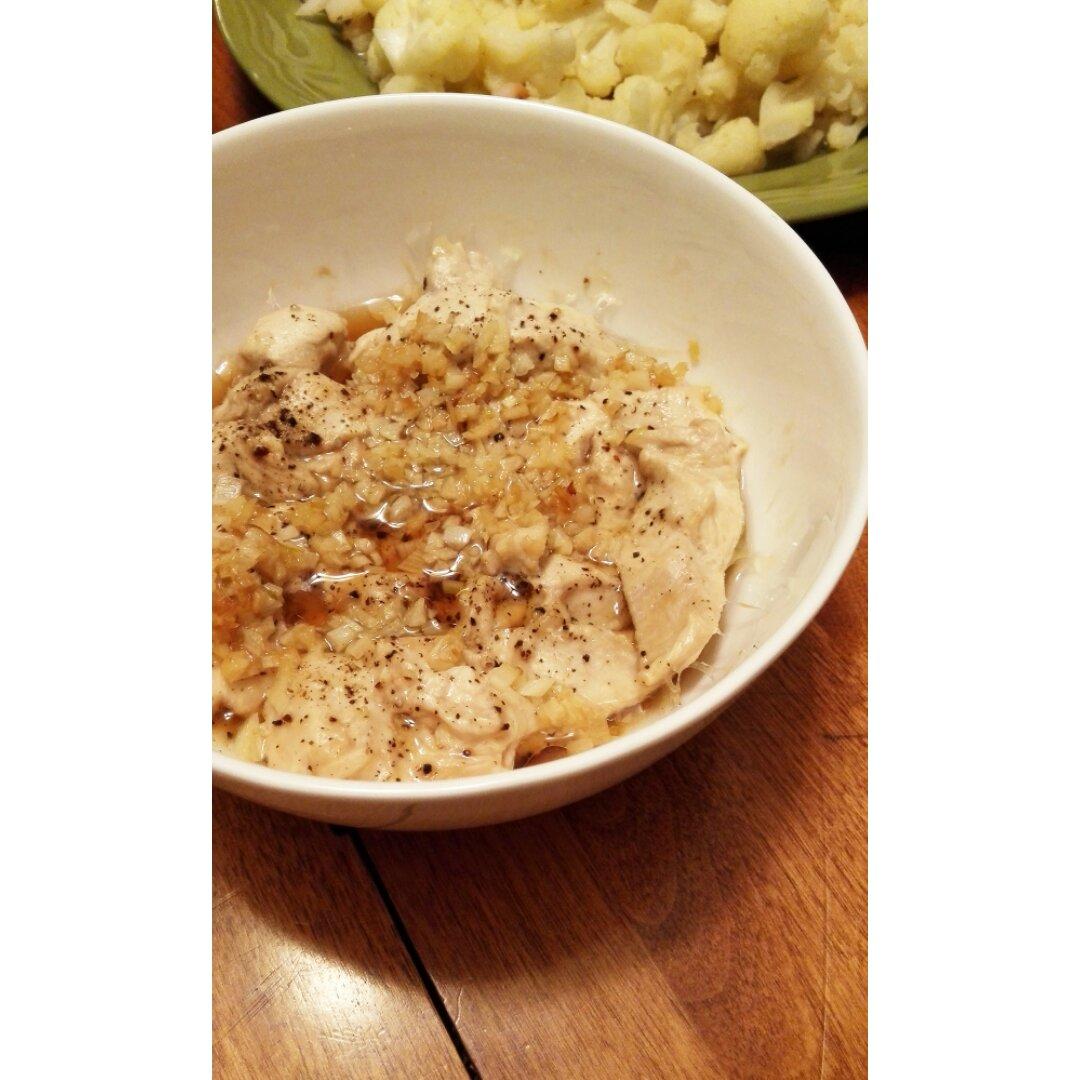 蒜蓉蒸鸡胸（鸡腿）
