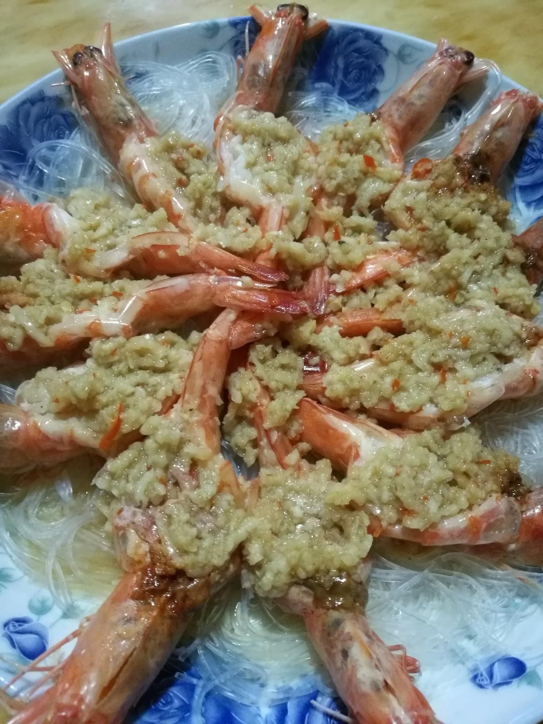 蒜蓉粉丝蒸虾