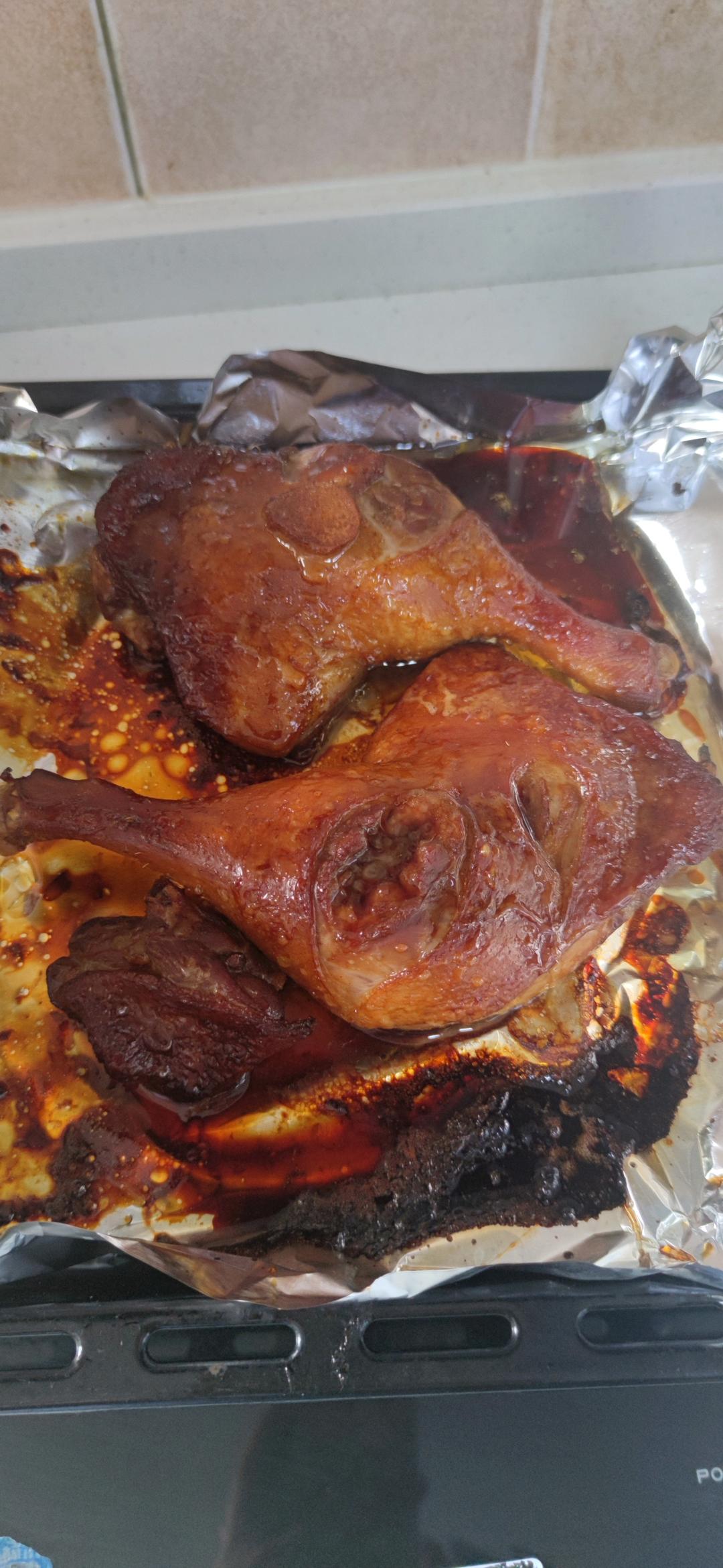 巨满足蜜汁烤鸭腿（鸡腿也可）