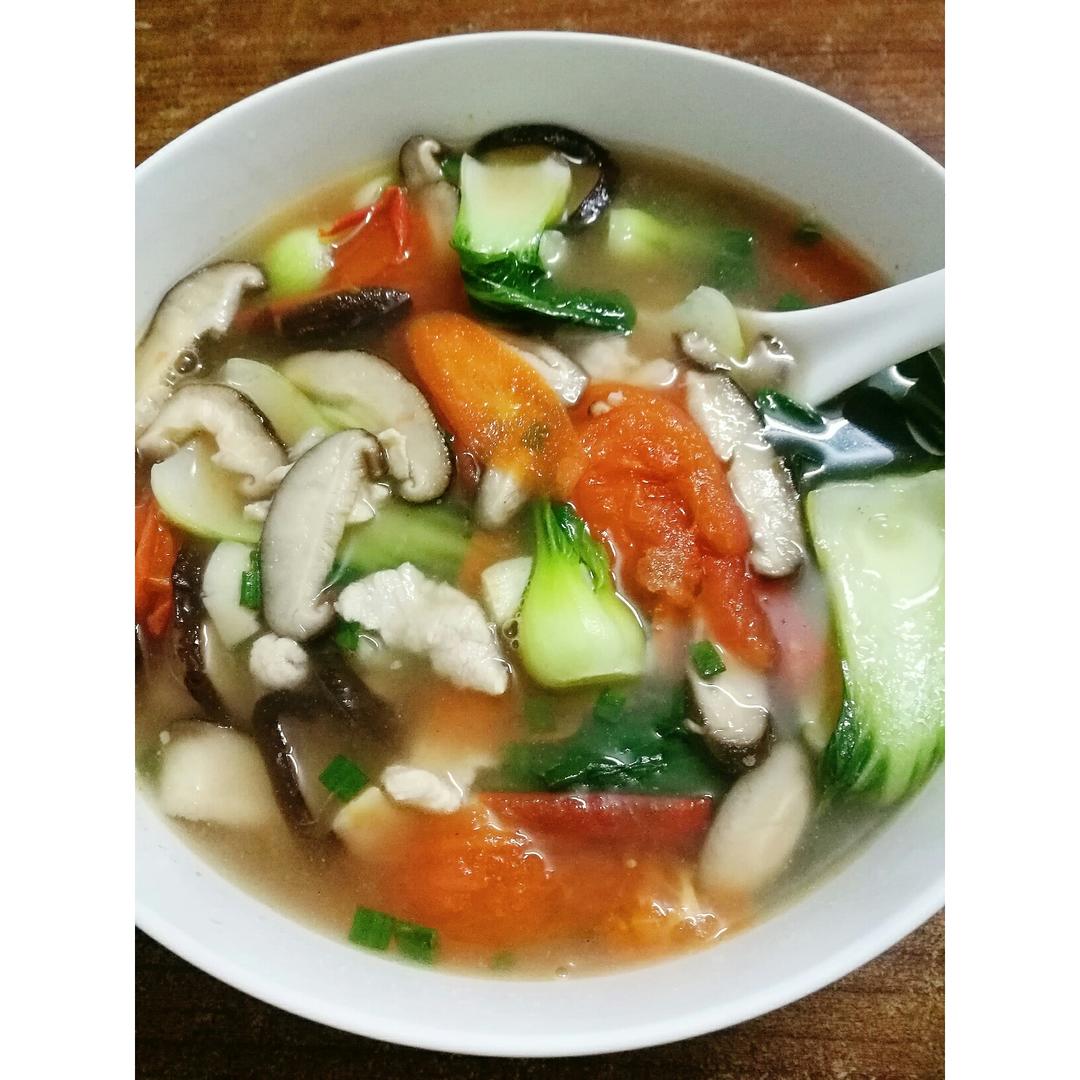 当当百合做的三鲜汤