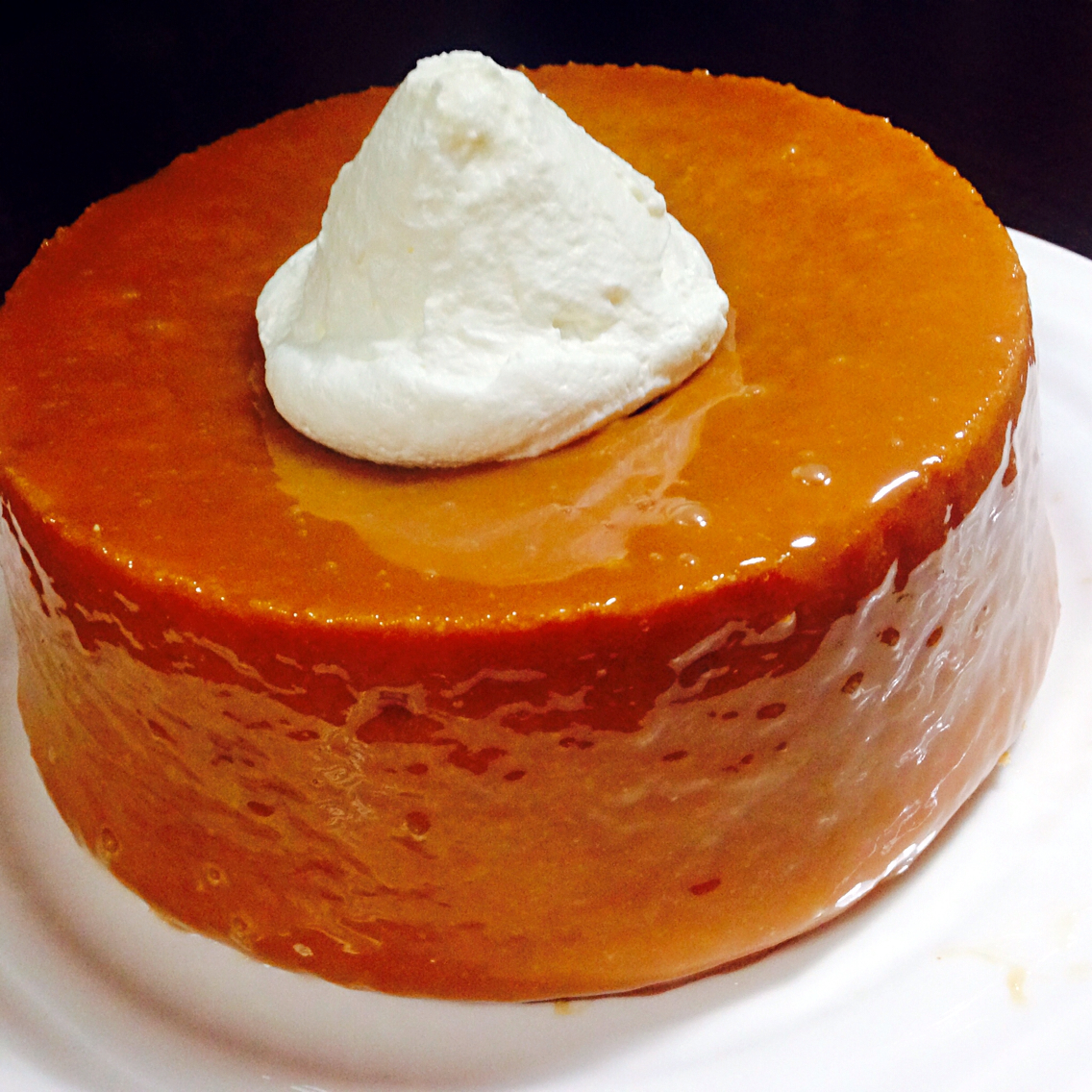 【木下大胃王吃过的】焦糖生奶油戚风蛋糕