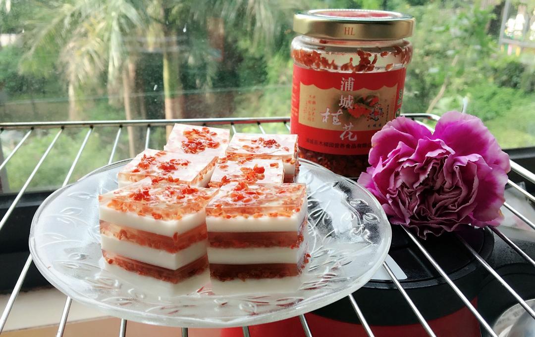 椰汁桂花糕   #夏日甜点#