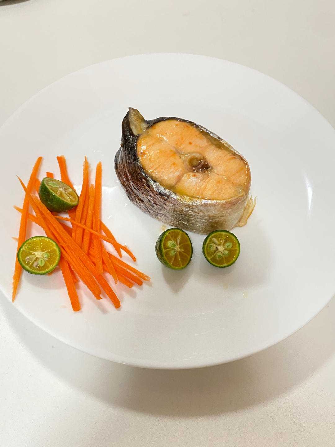 空气炸锅无油煎三文鱼(减脂 懒人必备)