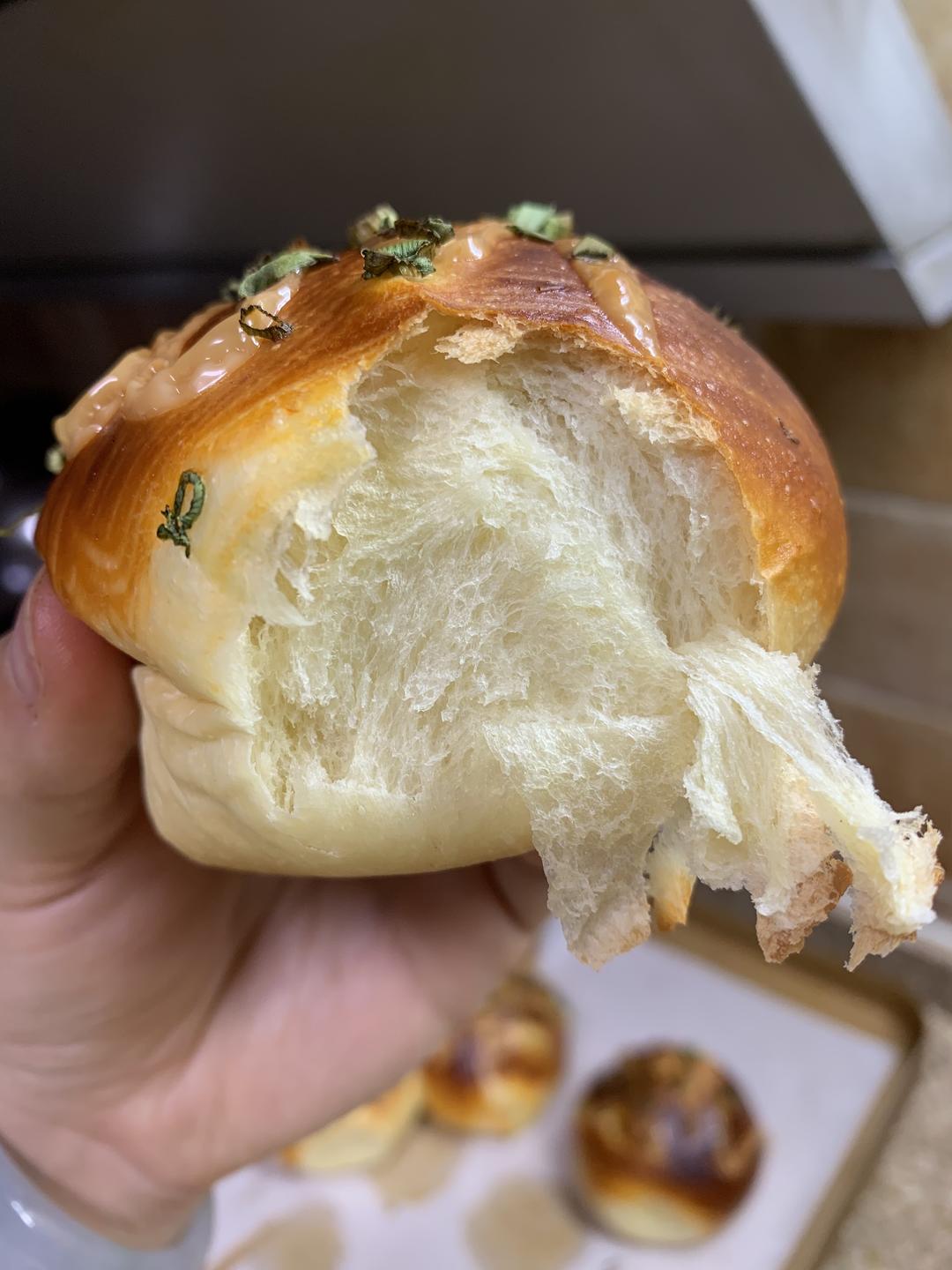 纯奶手撕吐司的做法 步骤1