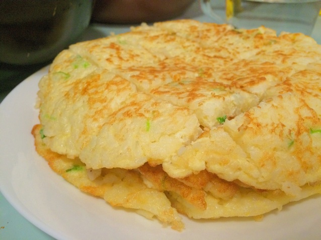 鸡蛋米饭饼——上班族快手早餐