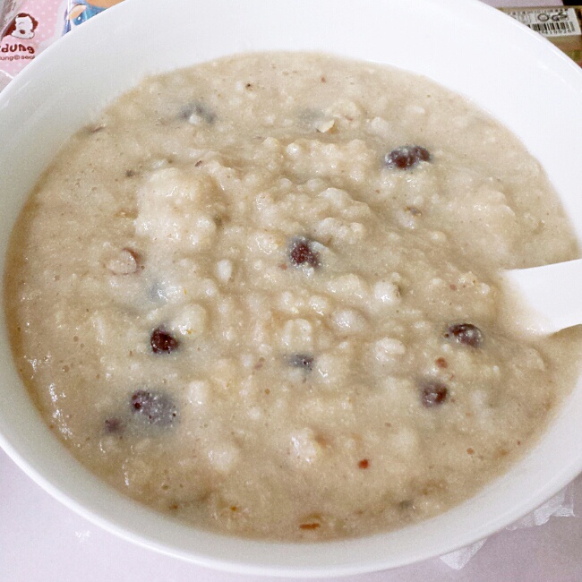 miko_喵星小玉丸儿做的豆渣燕麦粥