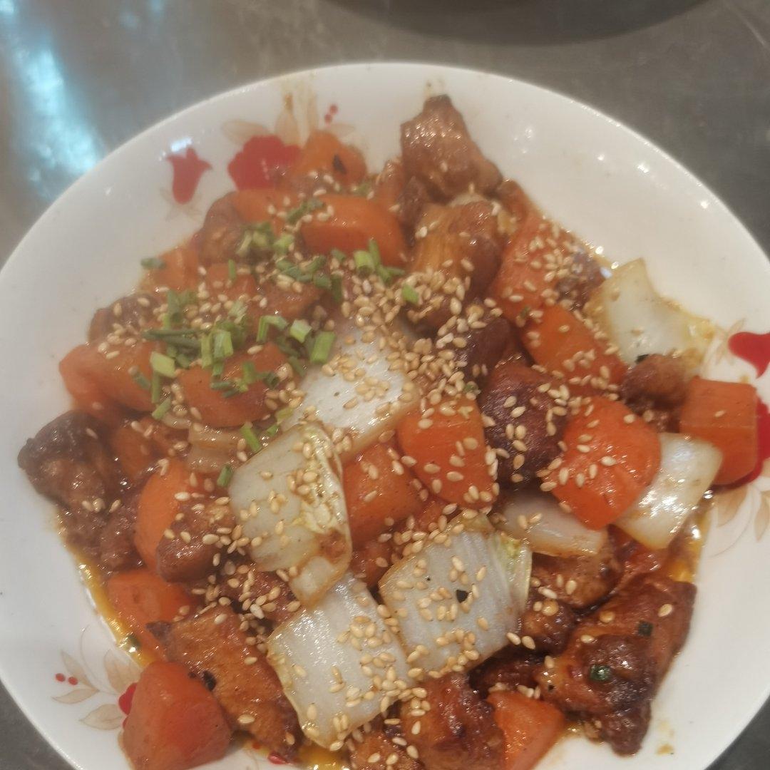 孜然蒜香鸡胸肉