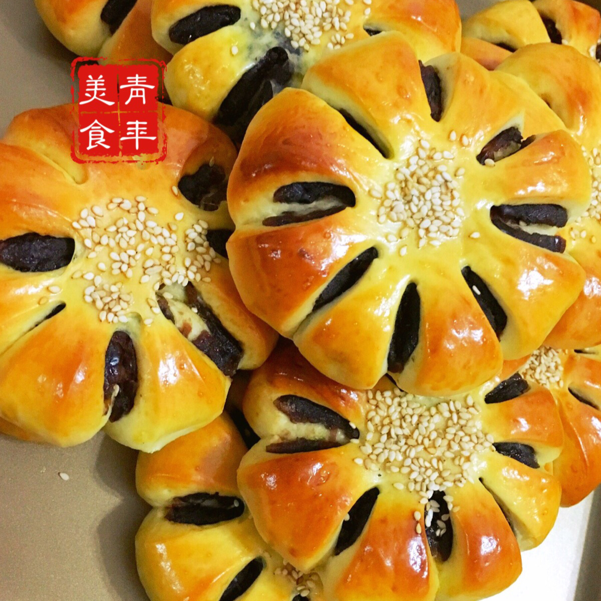 豆沙早餐包