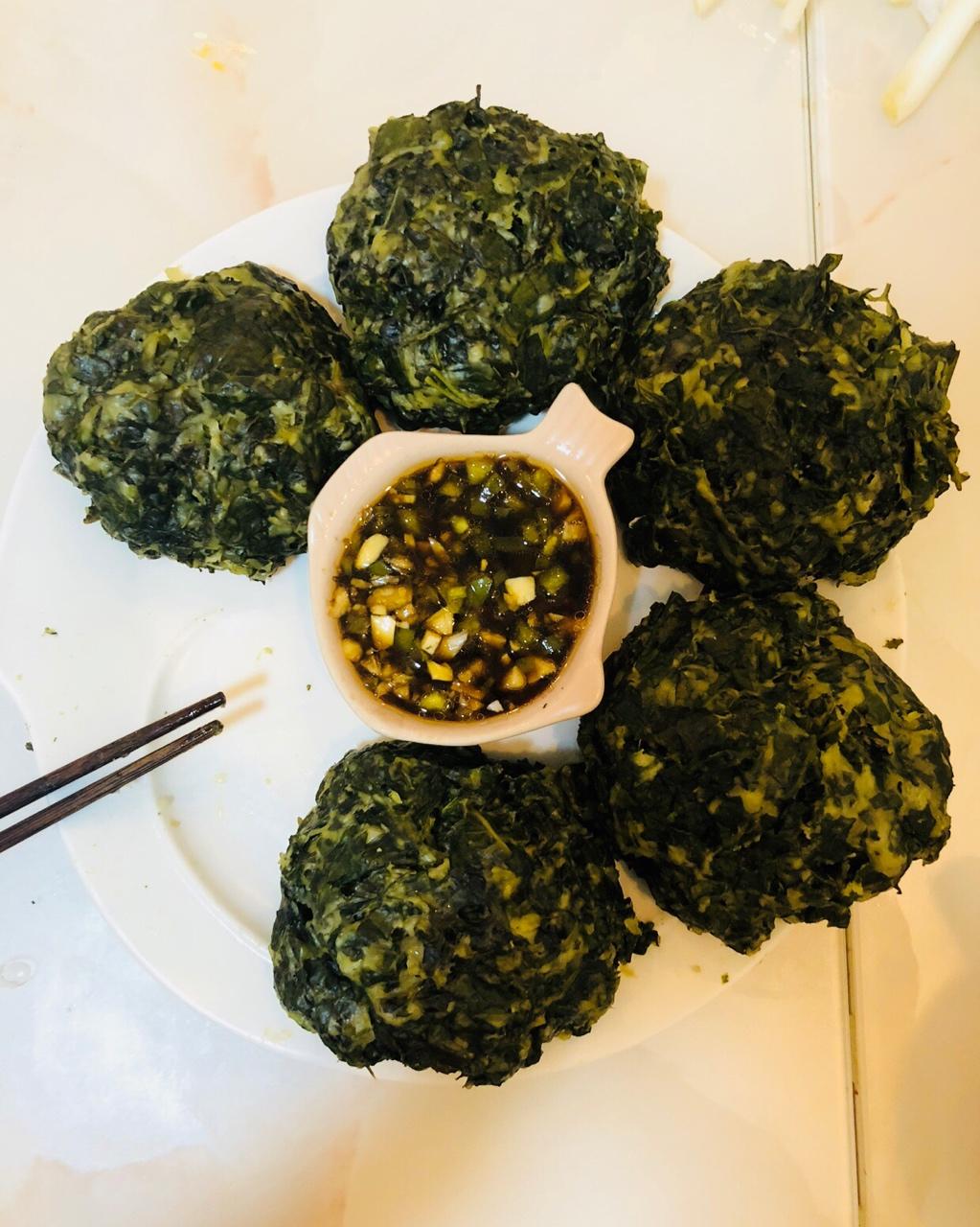地瓜叶窝窝头