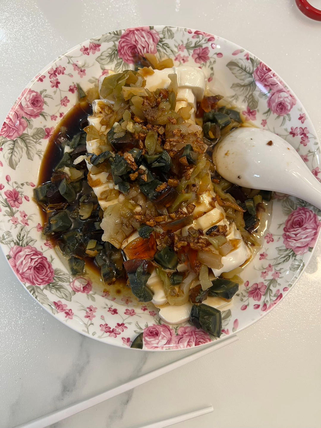 【最佳CP～】凉拌皮蛋豆腐✨