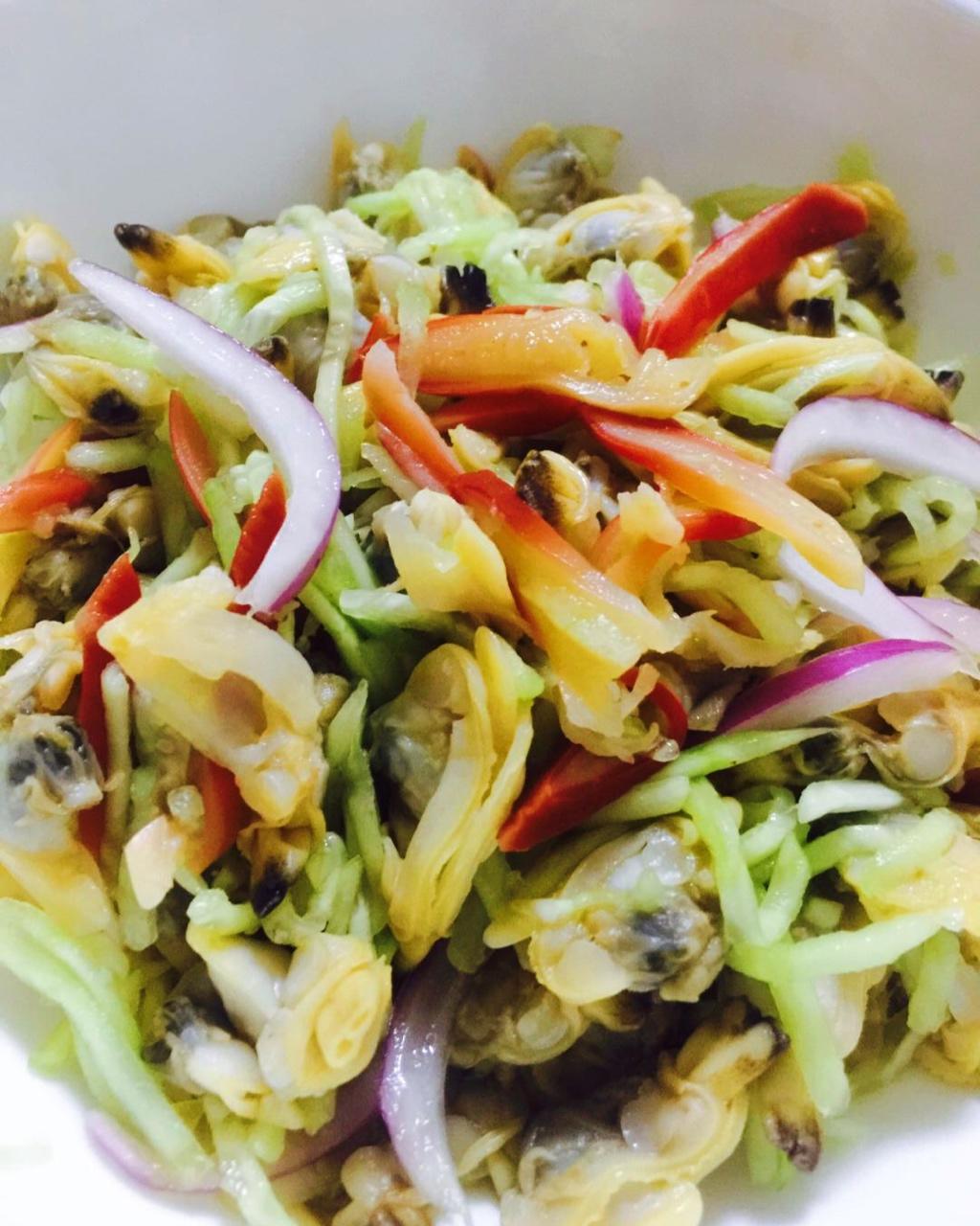 葱油凉拌北极贝