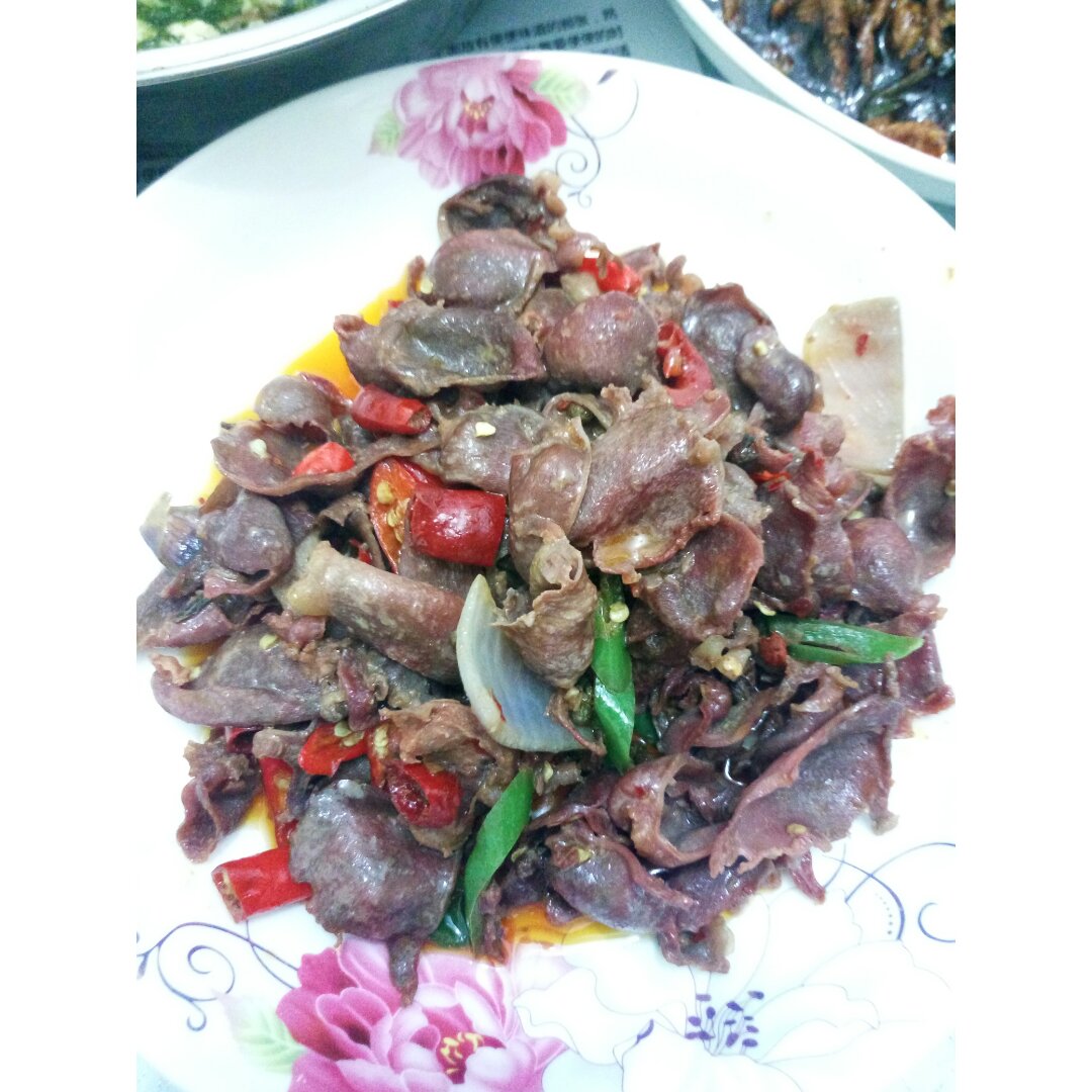 小米椒爆鸡胗