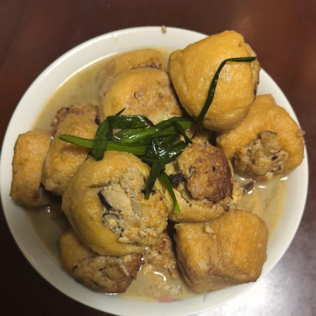 油豆腐塞肉