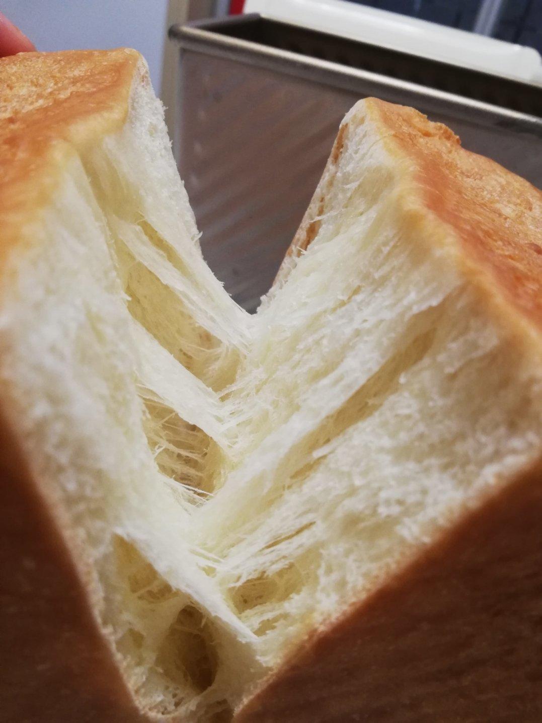 夺命软吐司(๑´ڡ`๑)超软拉丝极速方便的一次发酵吐司