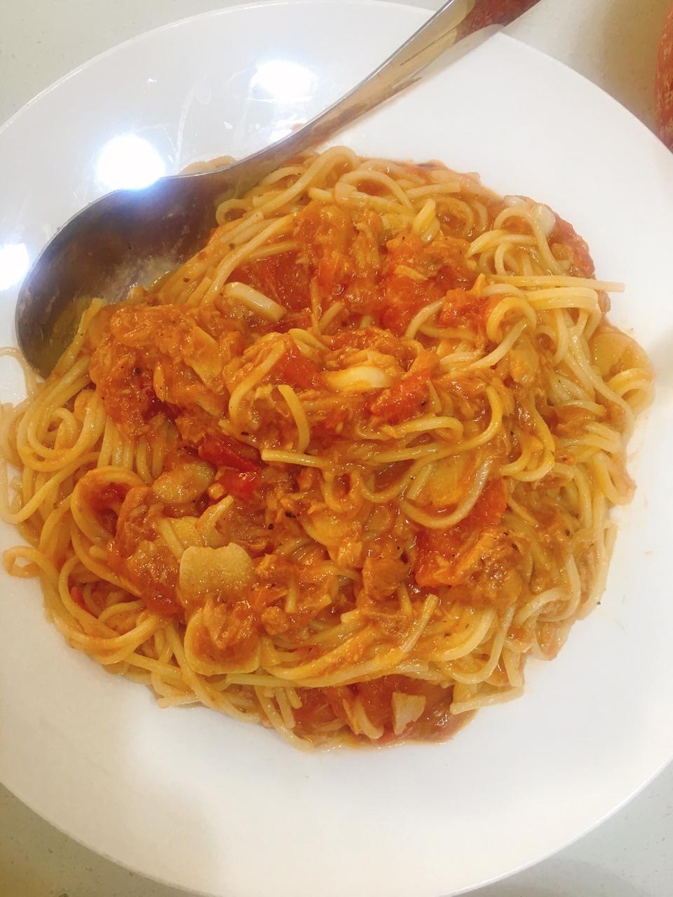 金枪鱼番茄酱意大利面 Spaghetti