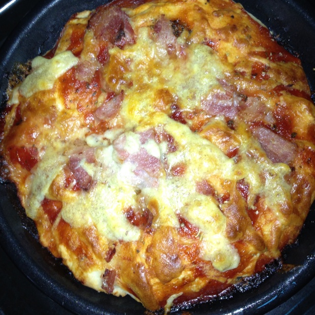 金枪鱼火腿pizza
