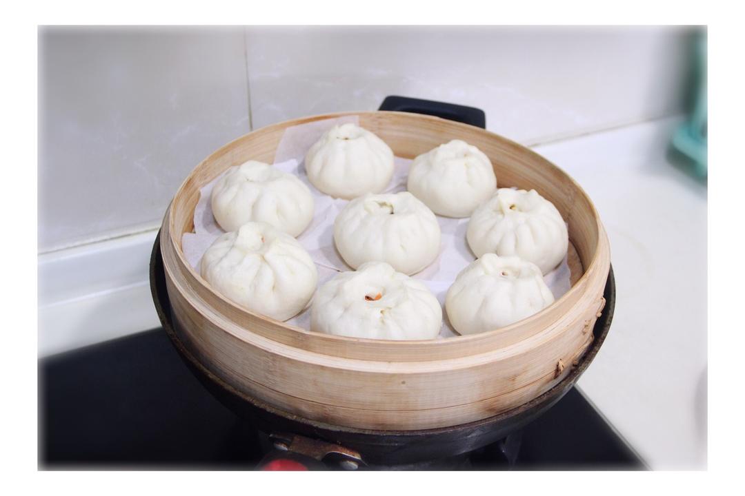胡萝卜木耳鸡蛋素包子