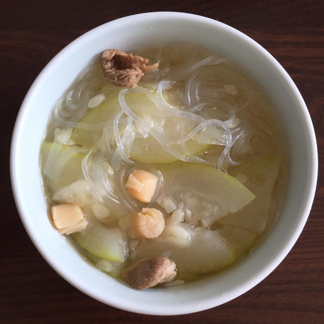 节瓜粉丝煮瑤柱虾米