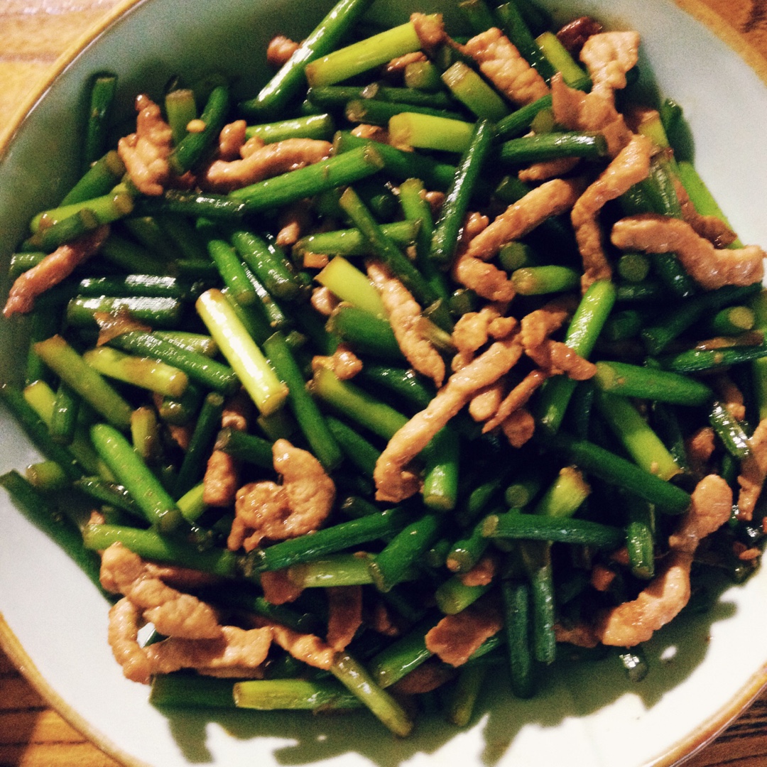 蒜薹炒肉