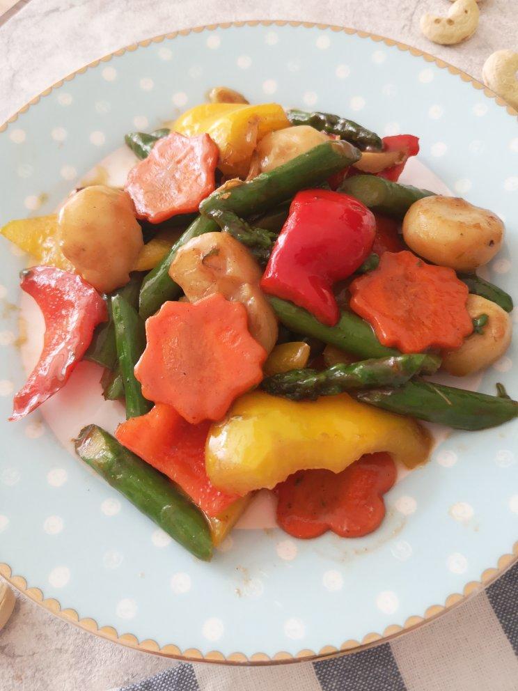 超美味黄油五彩芦笋