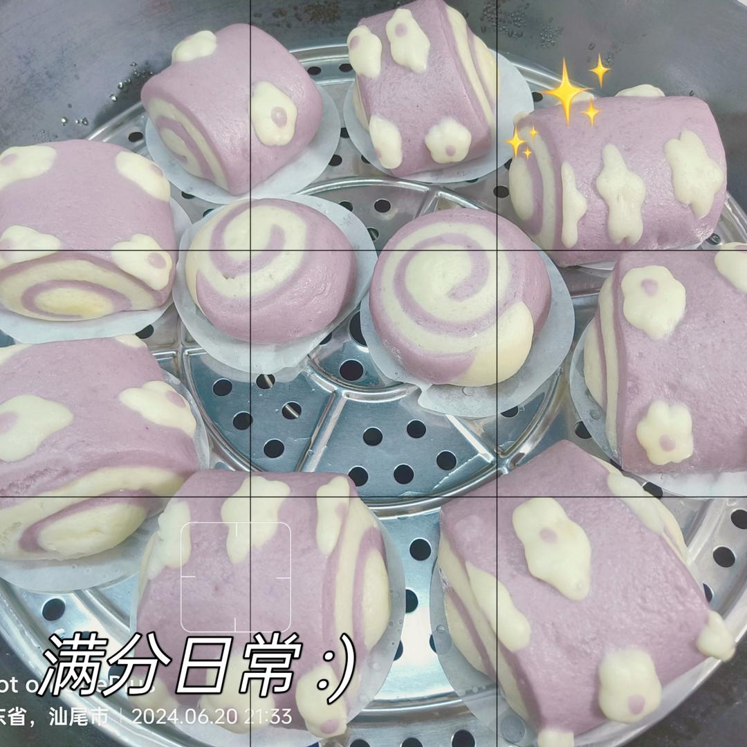 记录双色馒头配方的做法