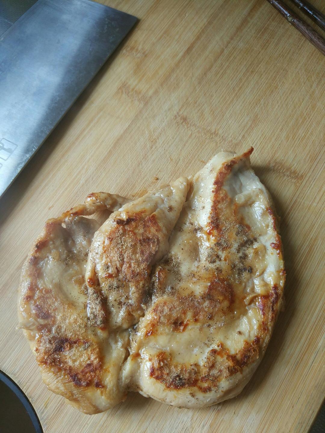 无油煎鸡胸