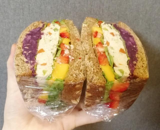 紫薯特辑三明治