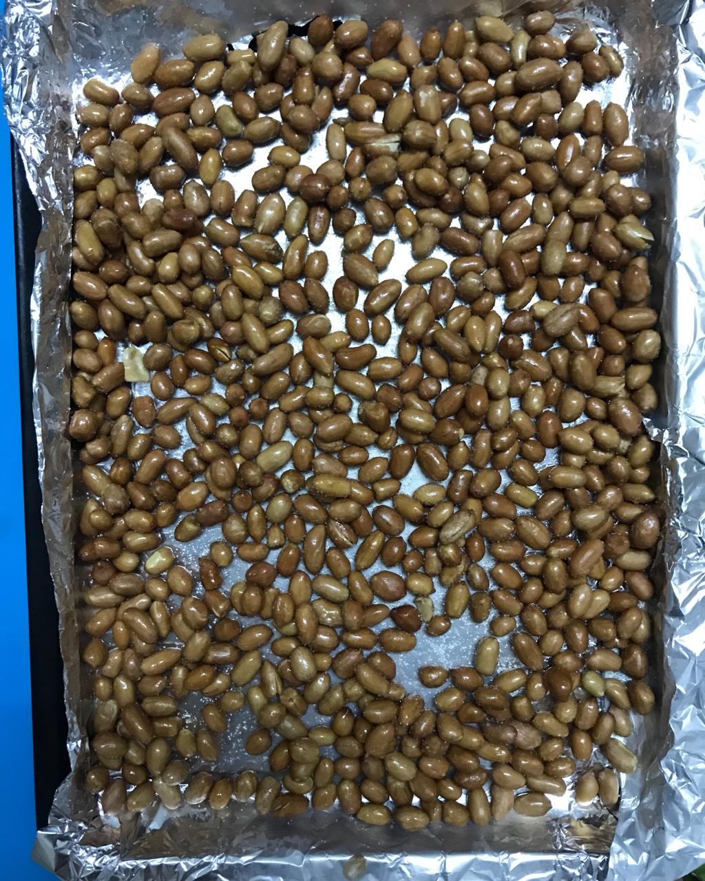 烤箱版油炸花生米