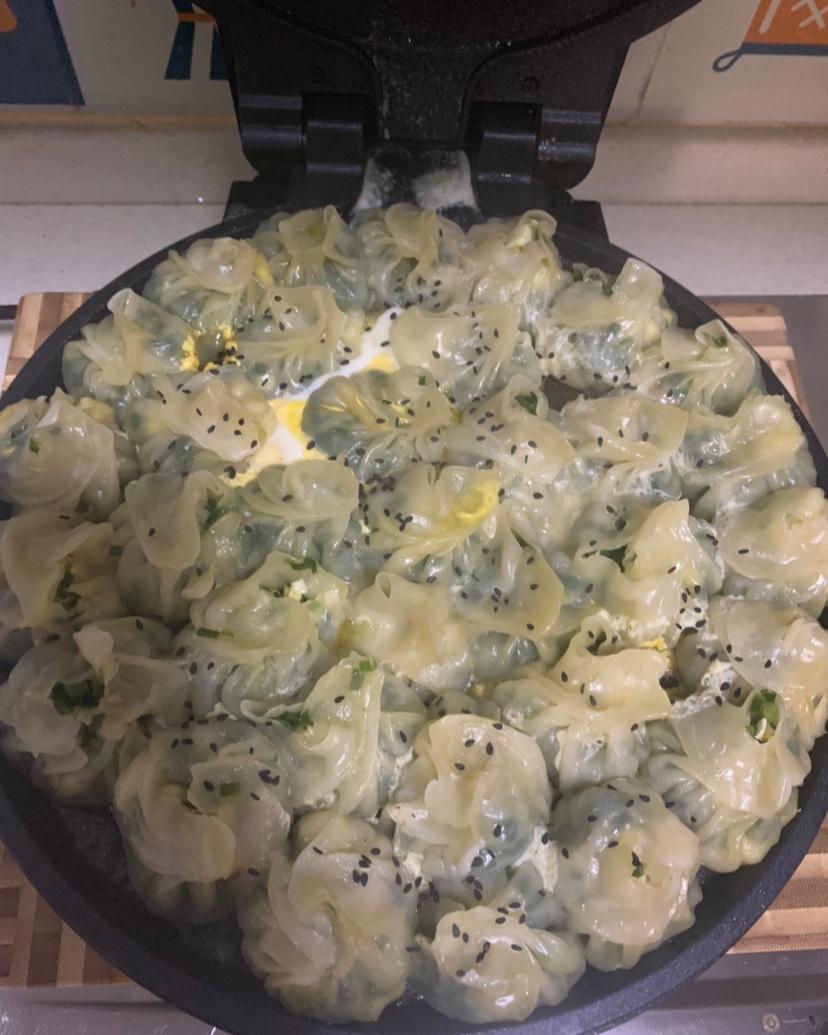 韭菜鸡蛋虾仁包子
