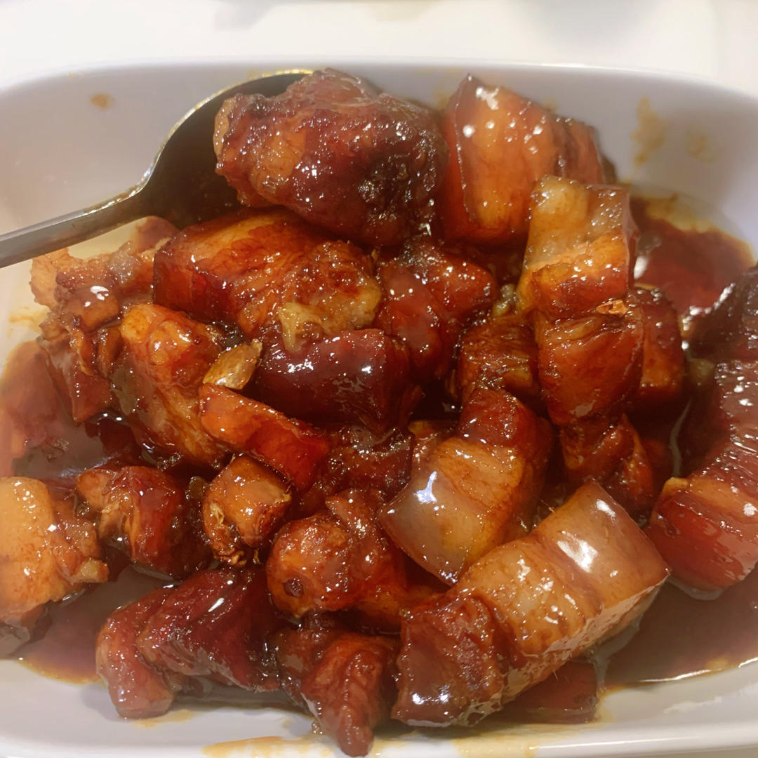 红烧肉+梅干菜烧肉+鲍鱼红烧肉