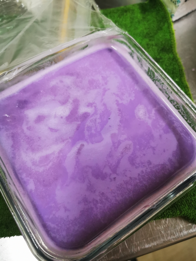 软滑香甜的紫薯布丁的做法 步骤8
