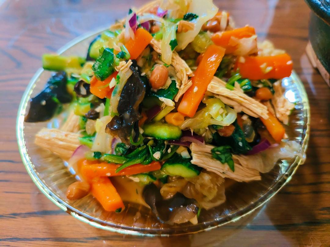 分三步99%还原菜市场凉拌菜-拍黄瓜/拌黄瓜/拌腐竹