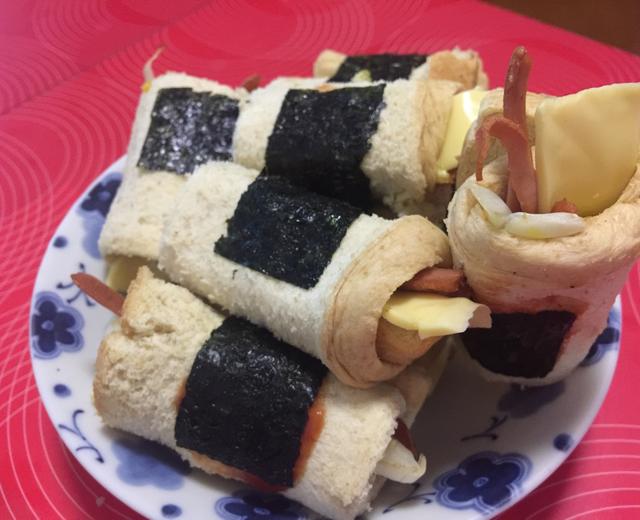 芝士腿蔬吐司卷(早餐快手小吃
)的做法