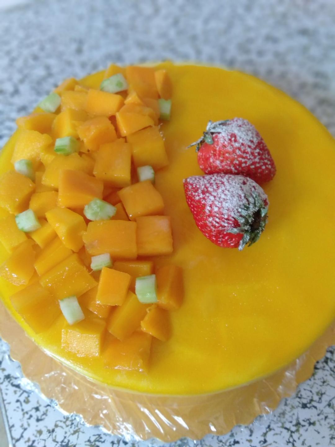 【视频】芒果慕斯（6寸） | 含镜面果胶配方