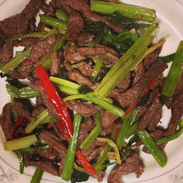 孜然牛肉粒