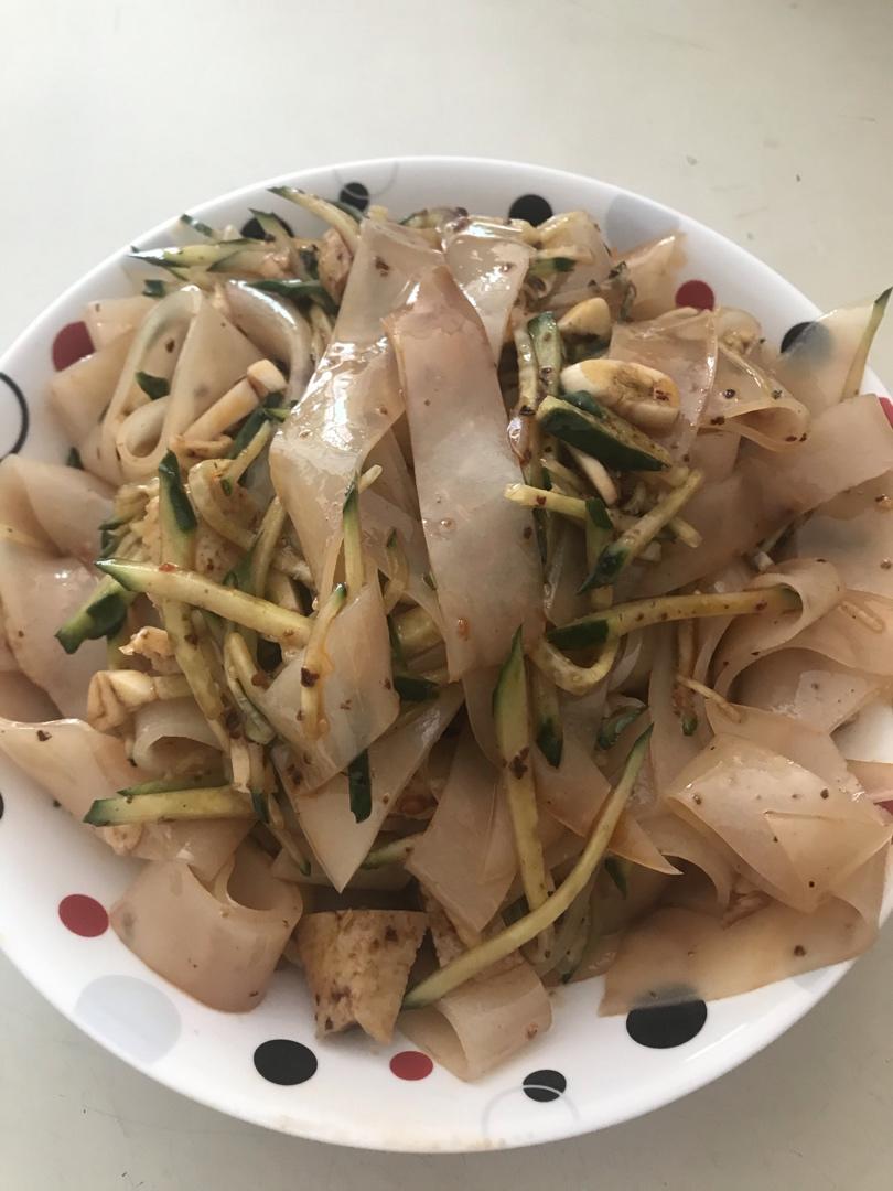 家庭版凉皮，面皮的做法