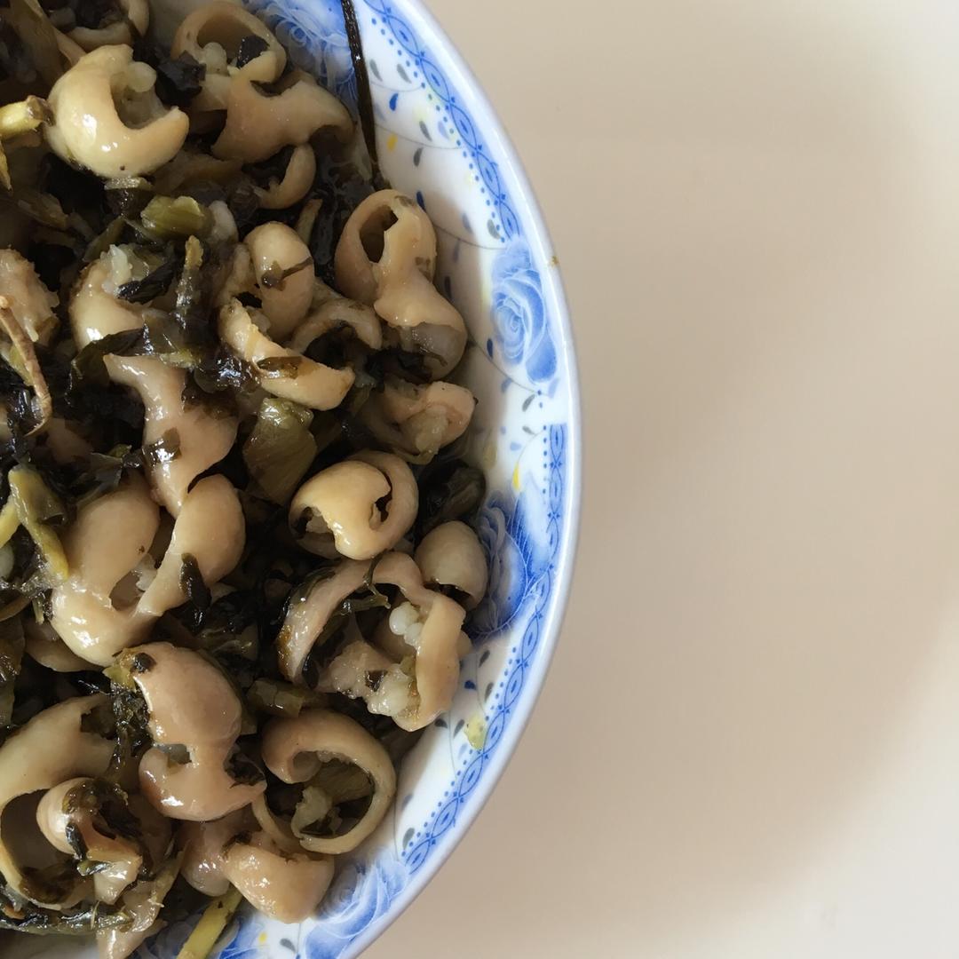 爆炒酸菜大肠